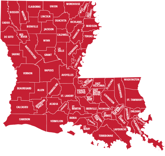 Louisiana Map